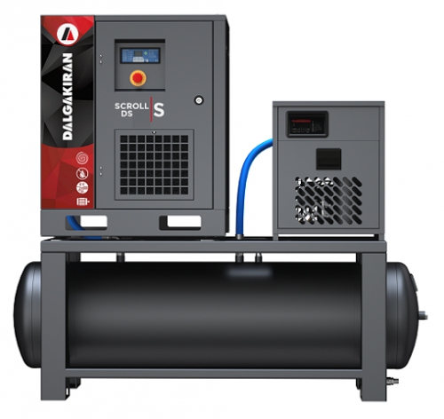 Спиральный компрессор Dalgakiran DS 7.5-8-500 (2х3,7)