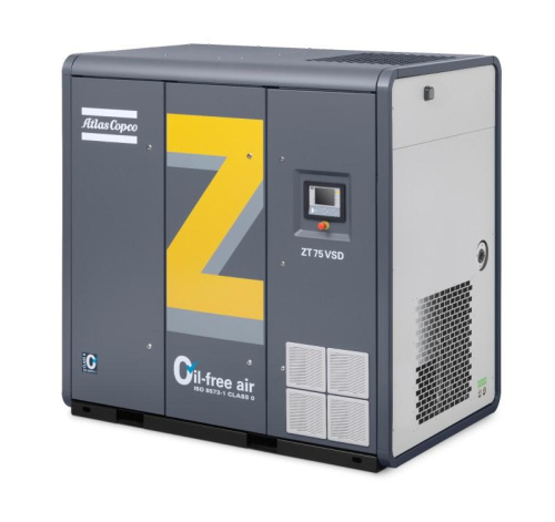 Винтовой безмасляный компрессор Atlas Copco ZR 75 VSD - 10.4 bar