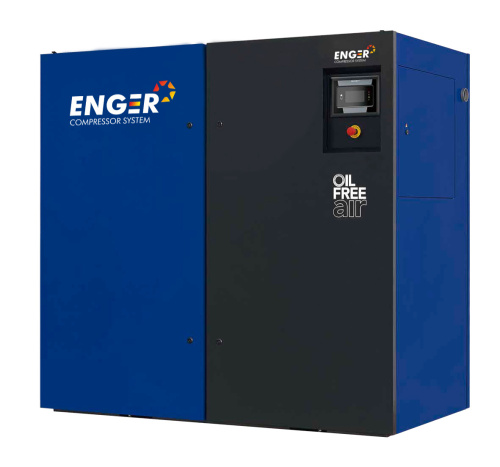 Винтовой безмасляный компрессор ENGER LUF75W VSD 10